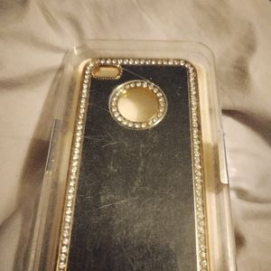 🌻5/$10🌻 Black and gold rhinestone iPhone case